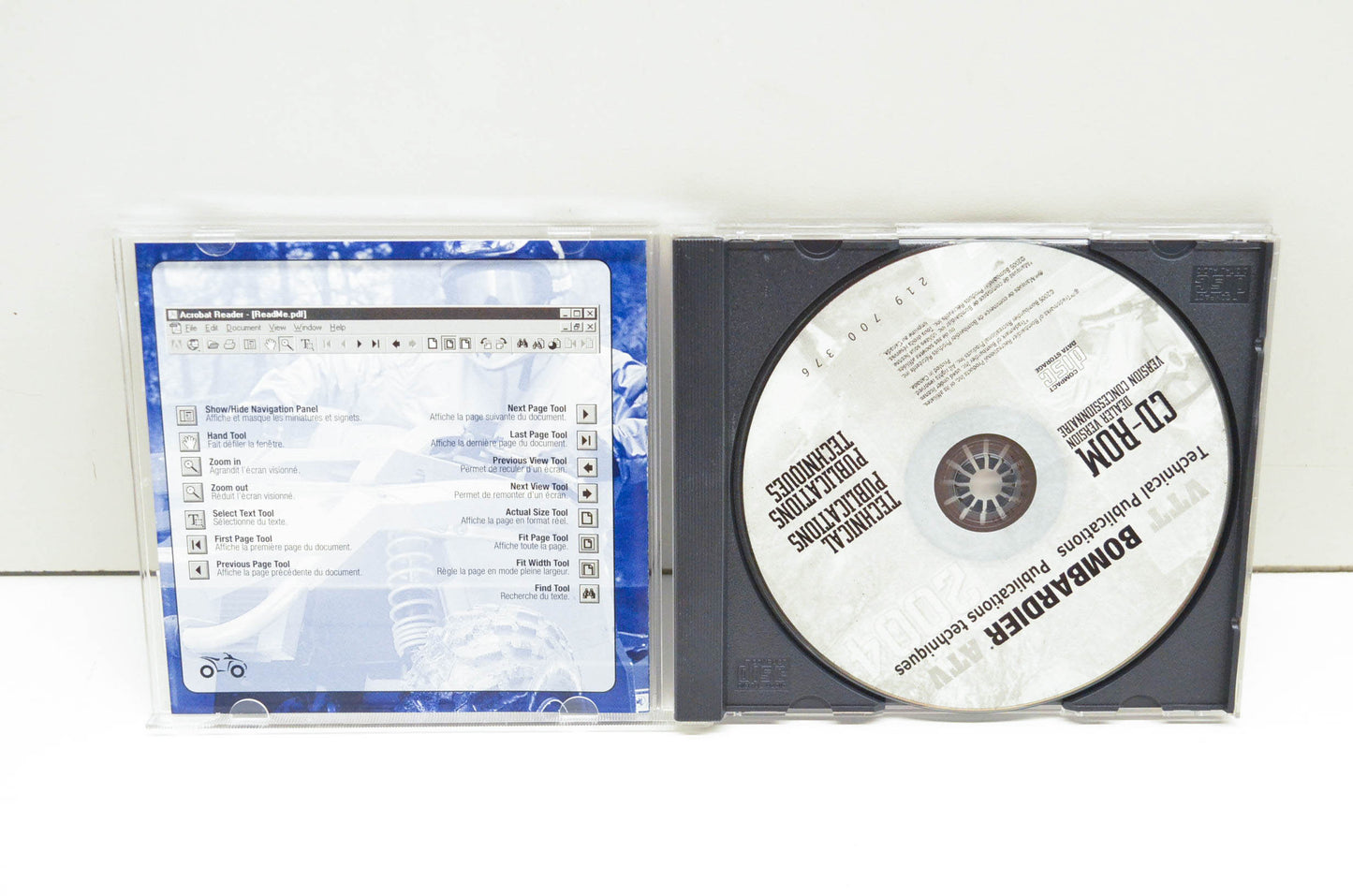 Bombardier 219700376 2004 VVT ATV Technical Publications Dealer Version CD-ROM