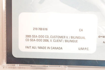 Sea Doo 219700616 2005 Technical Publications Customer Version CD-ROM