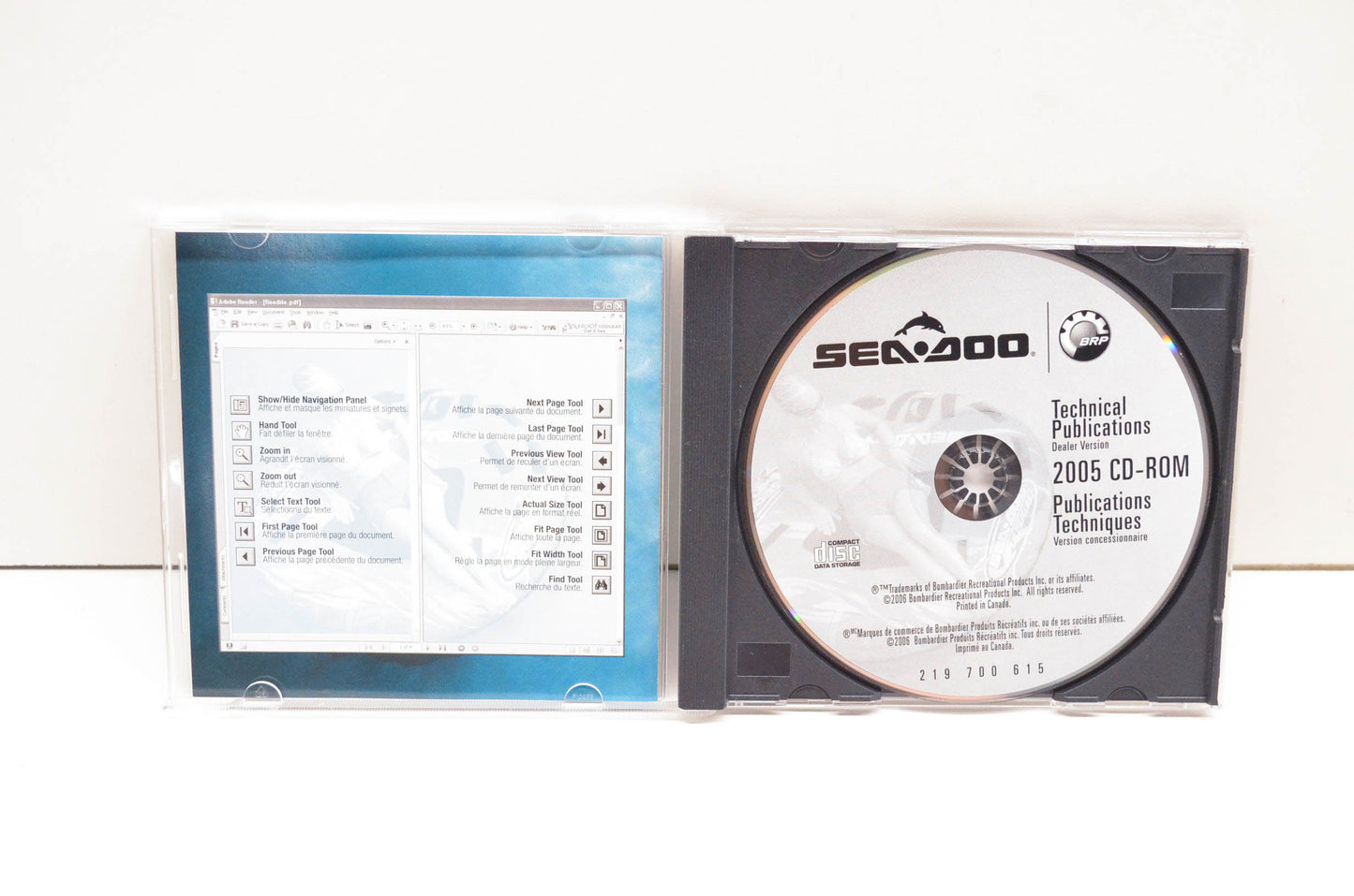 Sea Doo 219700615 2005 Technical Publications Dealer Version CD-ROM
