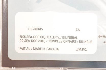 Sea Doo 219700615 2005 Technical Publications Dealer Version CD-ROM
