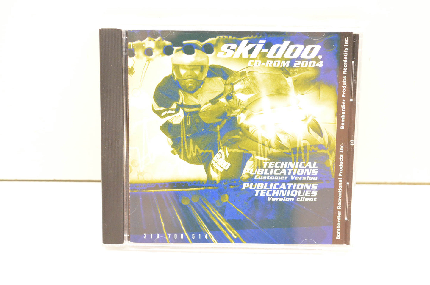 Ski Doo 219700514 2004 Technical Publications Customer Version CD-ROM