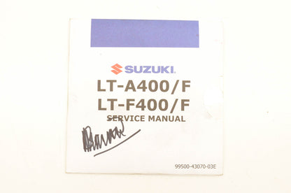 OEM Suzuki 99500-43070-03E LT-A400/F LT-F400/F Service Manual CD-ROM