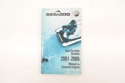 Sea Doo 219100225 2001-2005 Specification Booklet