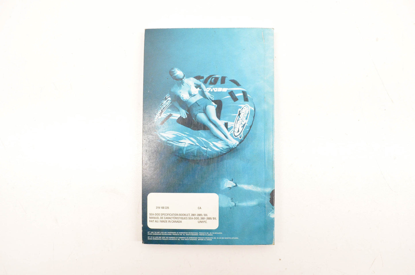 Sea Doo 219100225 2001-2005 Specification Booklet
