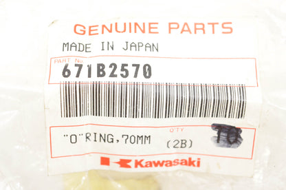 New OEM Kawasaki 671B2570 O Ring NOS