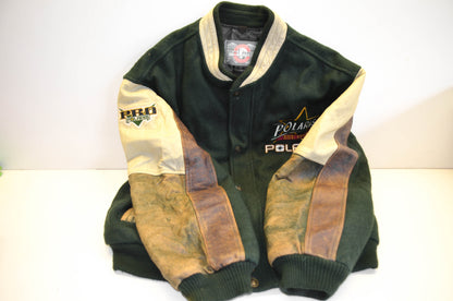 Used OEM Polaris Vintage Wool Lettermen Jacket Large