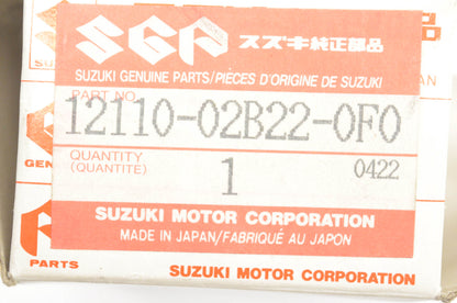 New OEM Suzuki 12110-02B22-0F0 Piston NOS