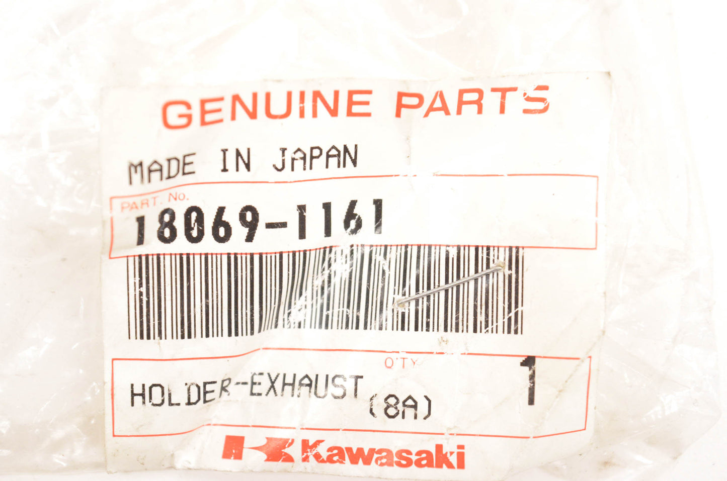 New OEM Kawasaki 18069-1161 Exhaust Holder NOS