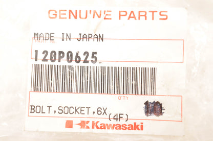 New OEM Kawasaki 120P0625 Socket Bolt NOS