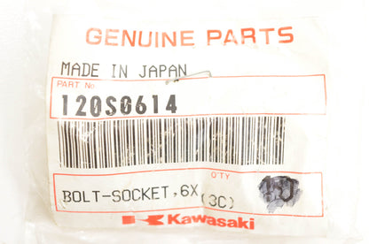 New OEM Kawasaki 120S0614 Socket Bolt NOS