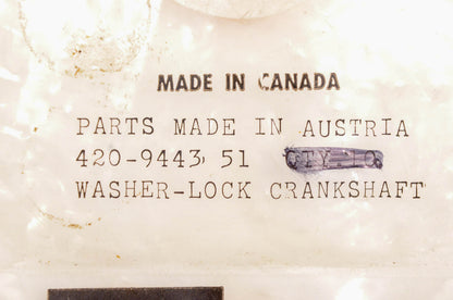 OEM Ski-Doo 420944351, 420-9443-51 Washer