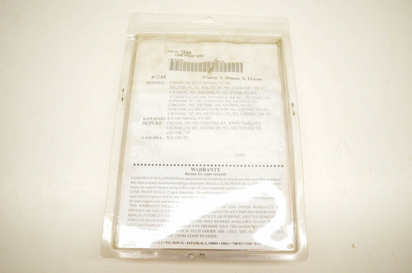Leak Proof Seals 7244 Fork Seal NOS
