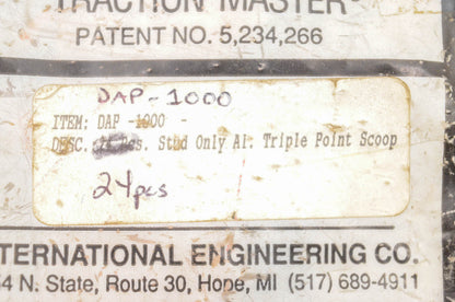 Woody's DAP-1000 Triple Point Scoop Backers Qty 24 NOS