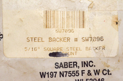 Saber SW7096, 589-797096 Steel Backer Qty 91 NOS
