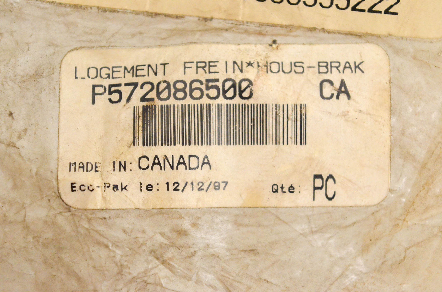 OEM Ski-Doo 572086500, P572086500 Brake Housing