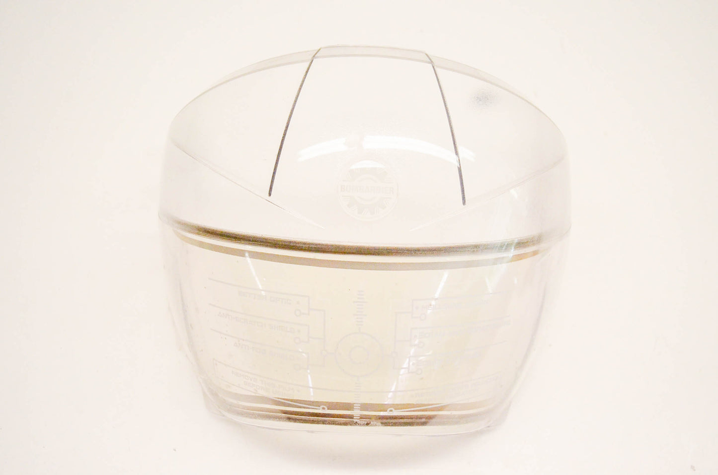 Bombardier 4457080000, P4457080000 Clear Electric Visor