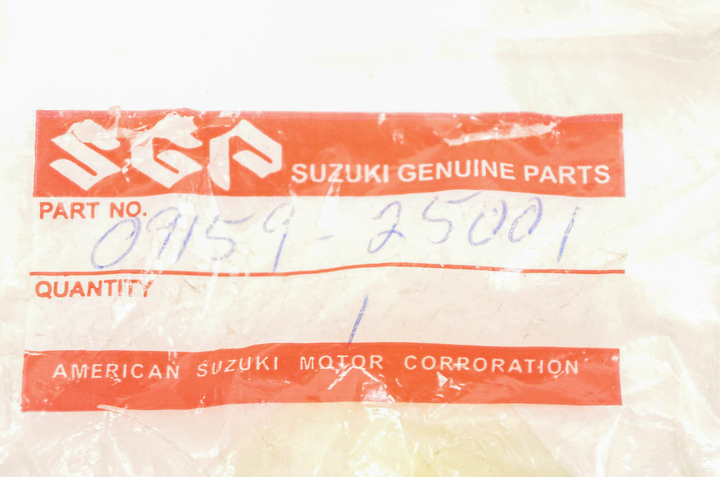 New OEM Suzuki 09159-25001 Rear Wheel Nut NOS