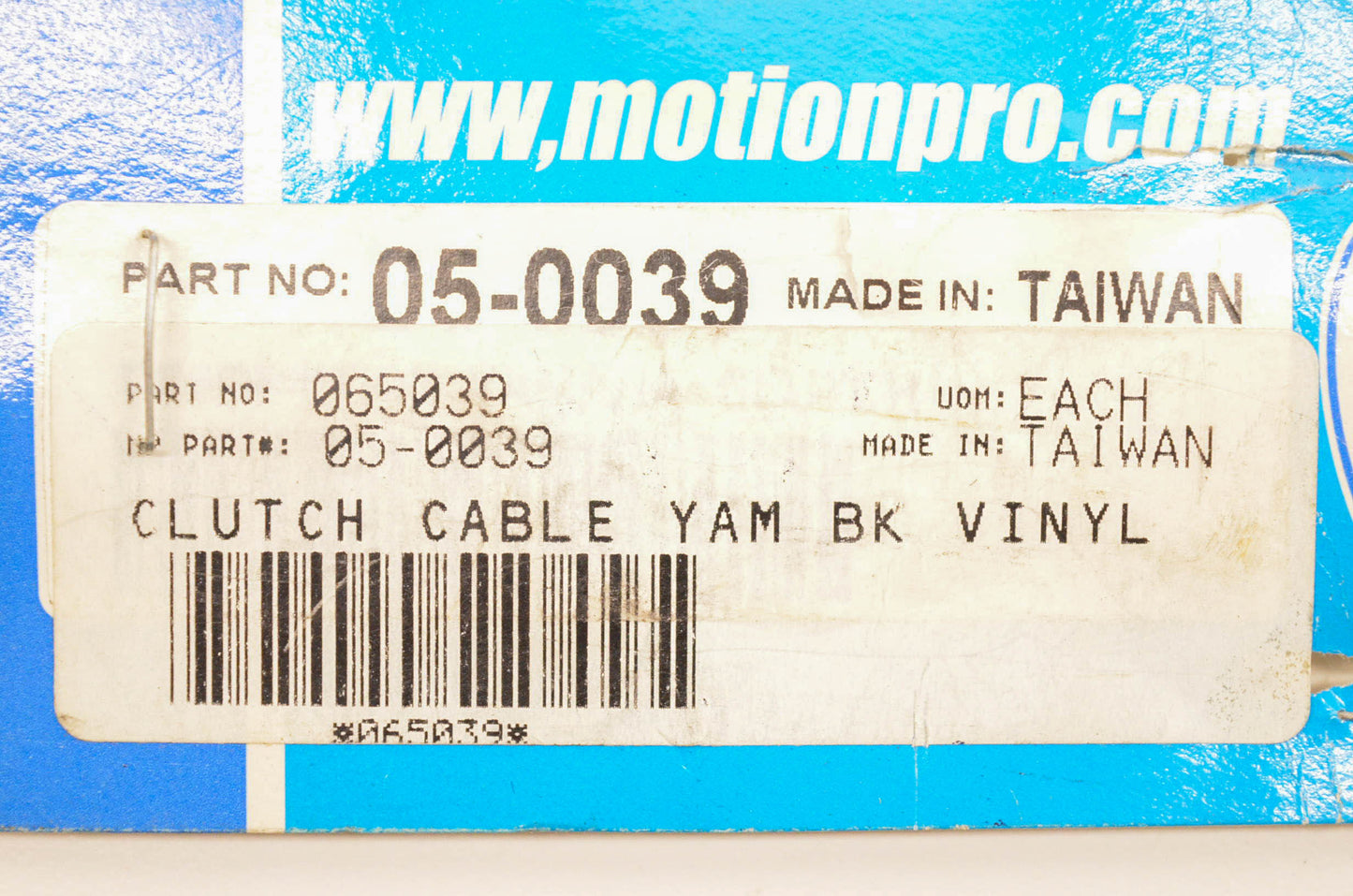Motion Pro 05-0039, 065039 Clutch Cable NOS