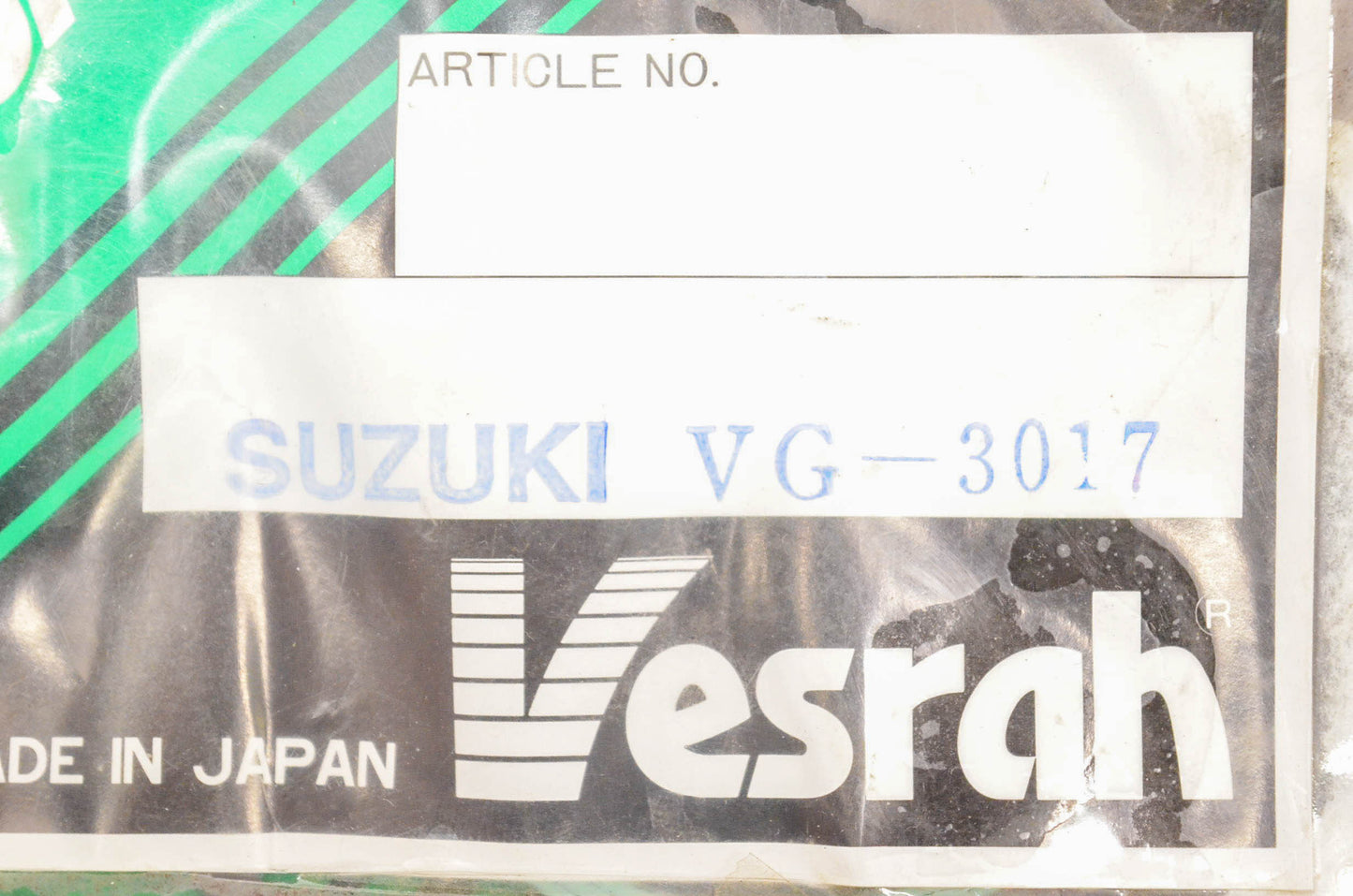 Vesrah VG-3017 Gasket Kit NOS