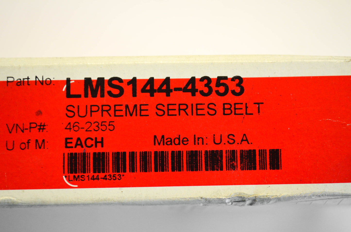 Parts Unlimited LMS144-4353 Drive Belt NOS