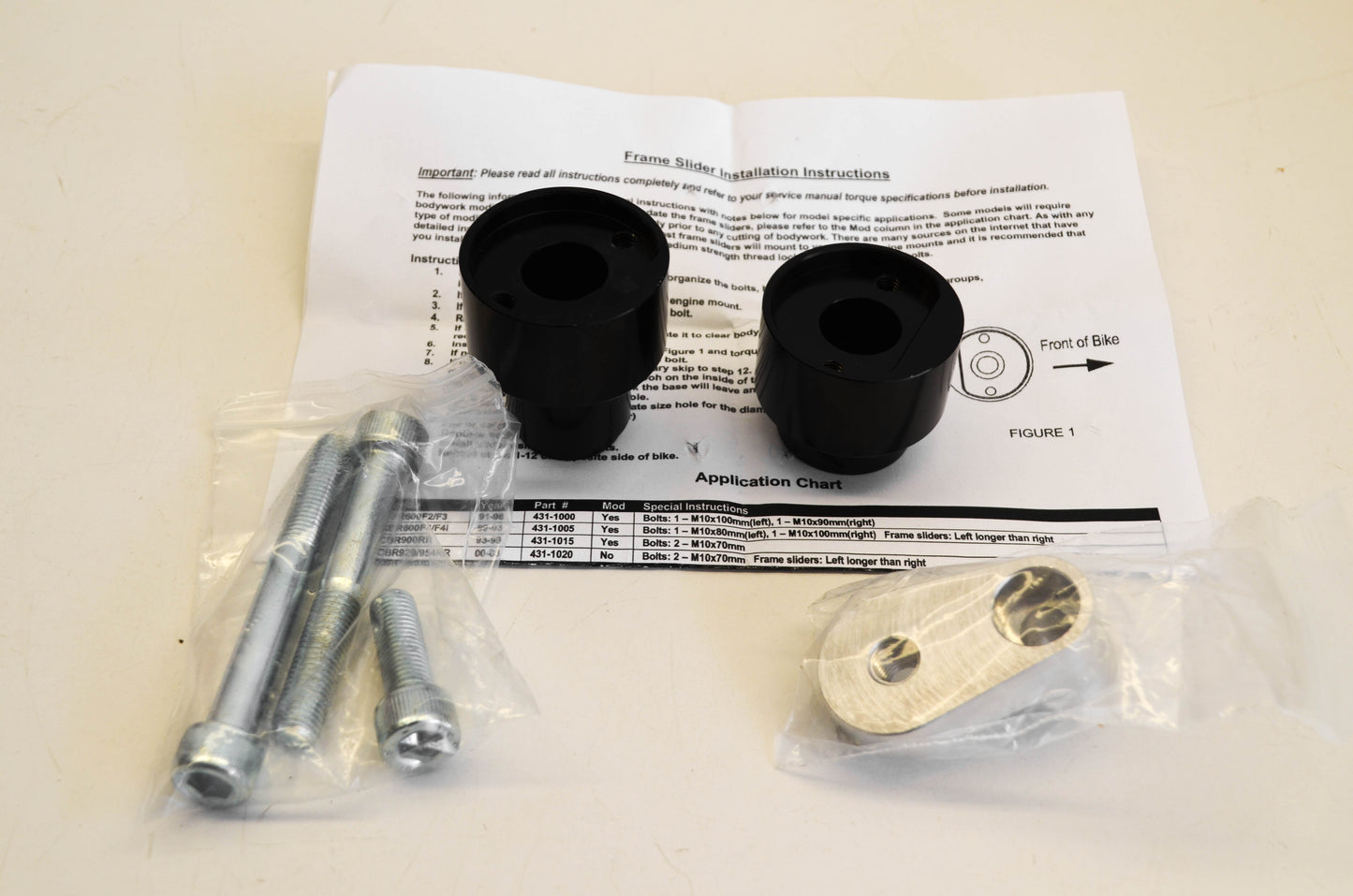 LockHart Phillips 431-1225 Frame Slider Mounts NOS