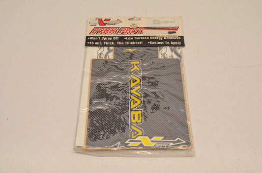 N-Style N10-025 Fork Protectors Kayaba Carbon Fiber Yellow NOS