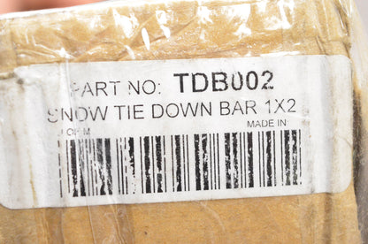 Parts Unlimited TDB002 Snow Tie Down Bar 1x2 NOS