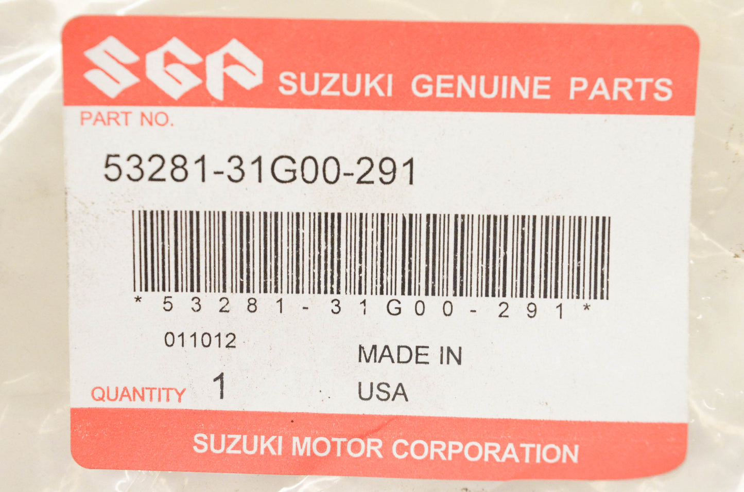New OEM Suzuki 53281-31G00-291 Right Front Lamp Housing NOS