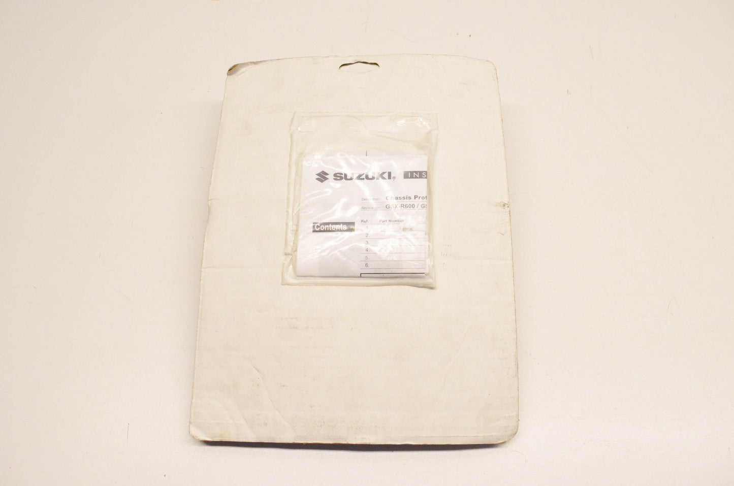 New OEM Suzuki 990A0-63012-WHT Chassis Protector Kit NOS