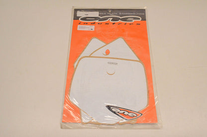 One Industries BG-KW081-WH Pre Cut Number Plate Backgrounds White NOS