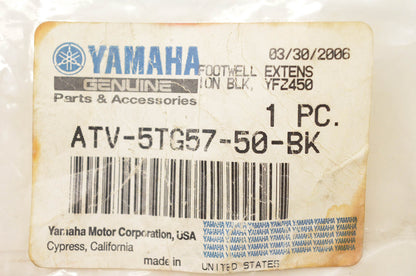 New OEM Yamaha ATV-5TG57-50-BK Footwell Extension Kit NOS