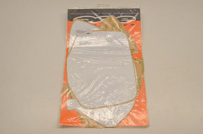 One Industries BG-KW1012-WH Pre Cut Number Plate Backgrounds White NOS
