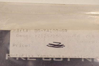 One Industries BG-YA100-GR Pre Cut Number Plate Backgrounds Green NOS