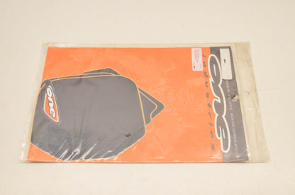 One Industries BG-YA080-BK Pre Cut Number Plate Backgrounds Black NOS