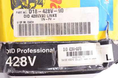 D.I.D. 428VXX90FB 428VX90 Motorcycle Chain NOS
