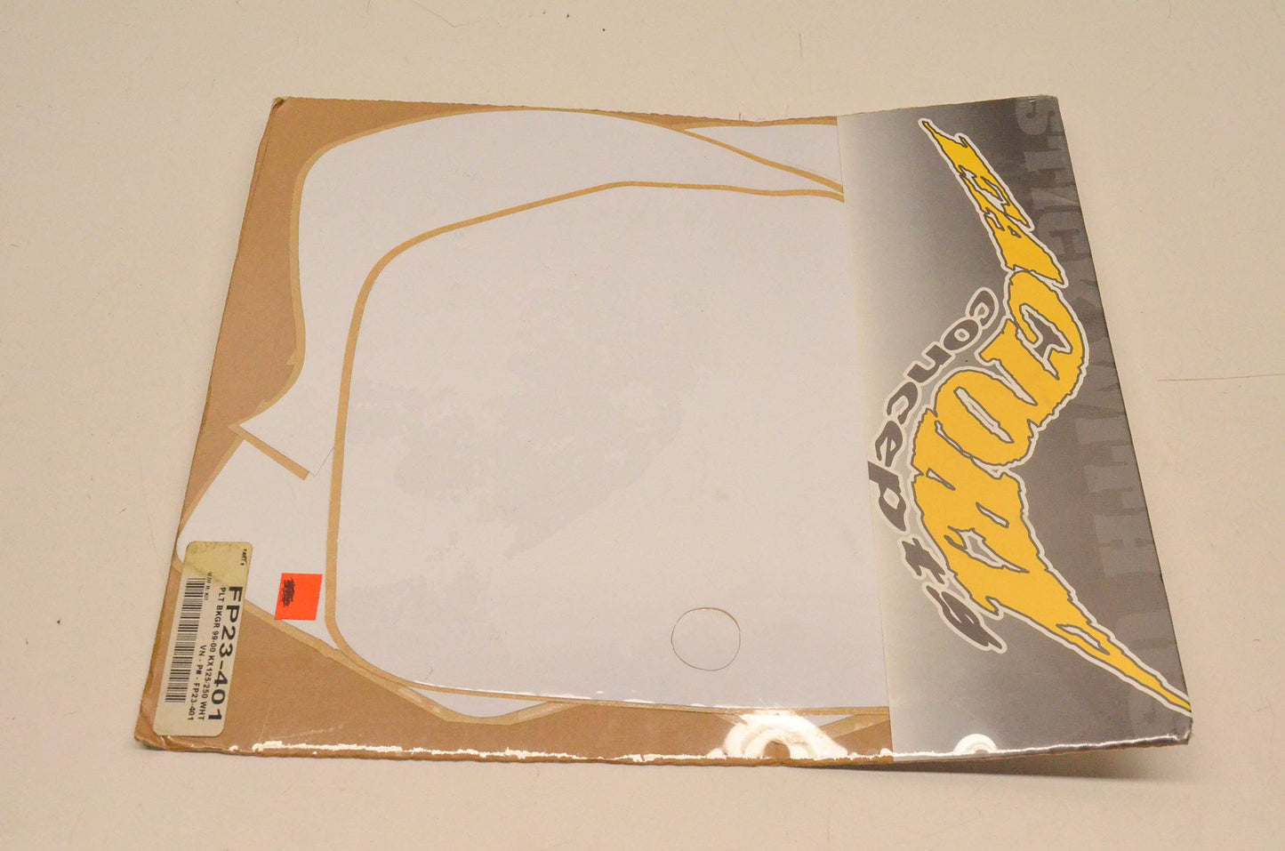 Factory Concepts FP23-401 Plate Background White NOS