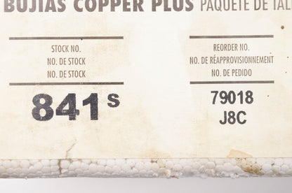 Champion 841S, 79018 J8C Copper Plus Spark Plug J8C NOS