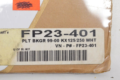 Factory Concepts FP23-401 Plate Background White NOS