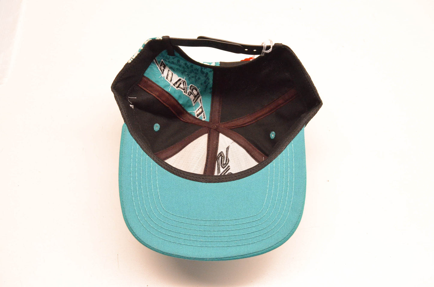 New OEM Polaris Vintage Teal Snowmobile Snapback Baseball Cap NOS
