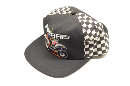 New OEM Polaris Vintage Black ATV Snapback Baseball Cap NOS