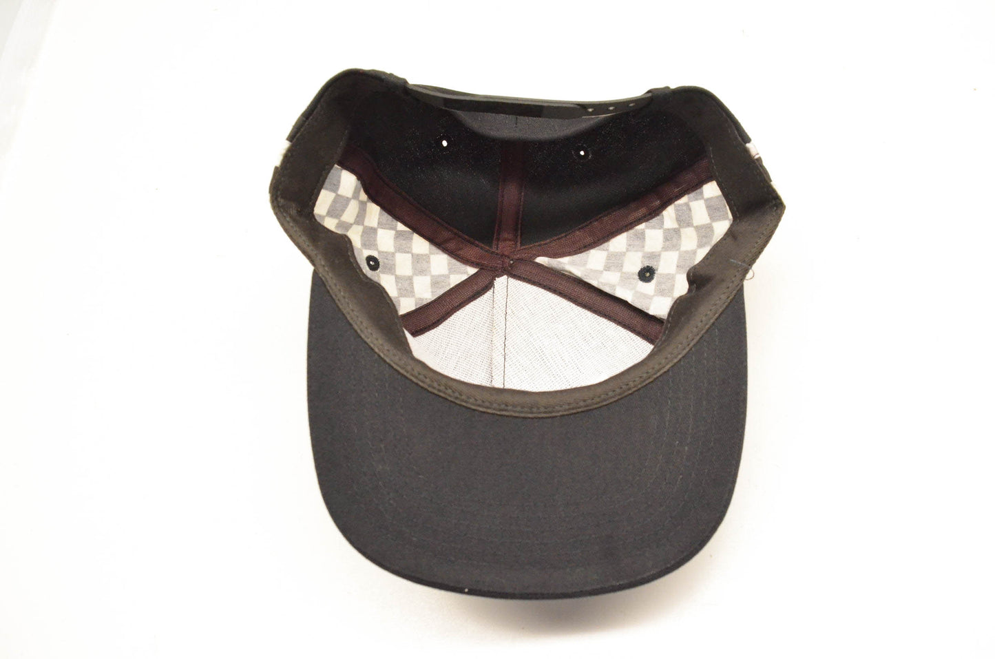 New OEM Polaris Vintage Black ATV Snapback Baseball Cap NOS