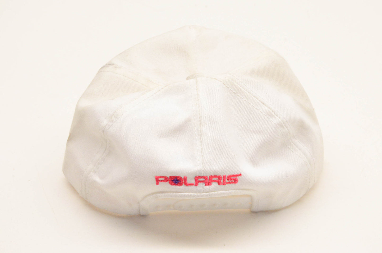 New OEM Polaris Vintage White SL650 Snapback Baseball Cap NOS