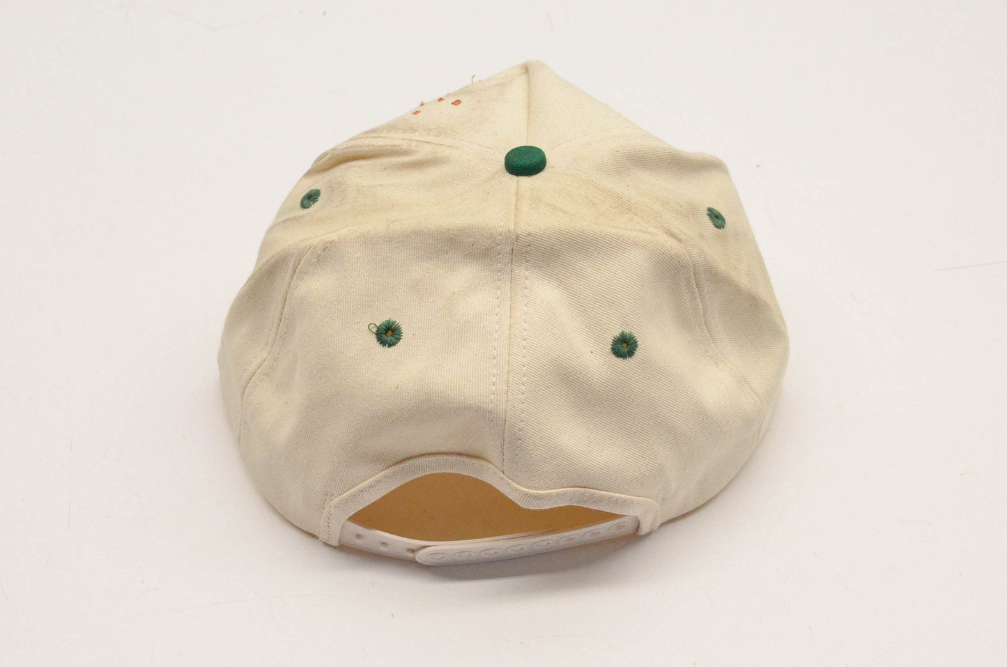 New OEM Polaris Vintage Canvas Green ATV Snapback Baseball Cap NOS