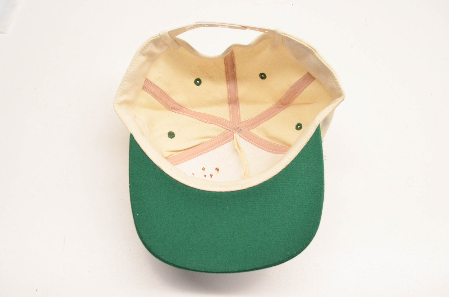 New OEM Polaris Vintage Canvas Green ATV Snapback Baseball Cap NOS