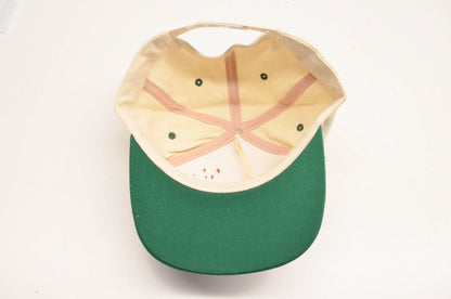New OEM Polaris Vintage Canvas Green ATV Snapback Baseball Cap NOS