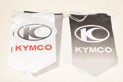 Kymco Cloth Racetrack Rope Flag Banner NOS