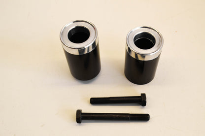 YMS GSXR-1000-Black-07 Billet Frame Sliders NOS
