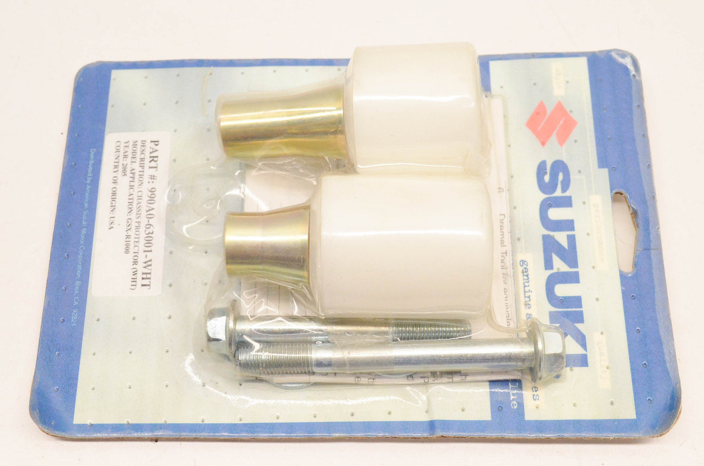 New OEM Suzuki 990A0-63001-WHT Chassis Protector White NOS