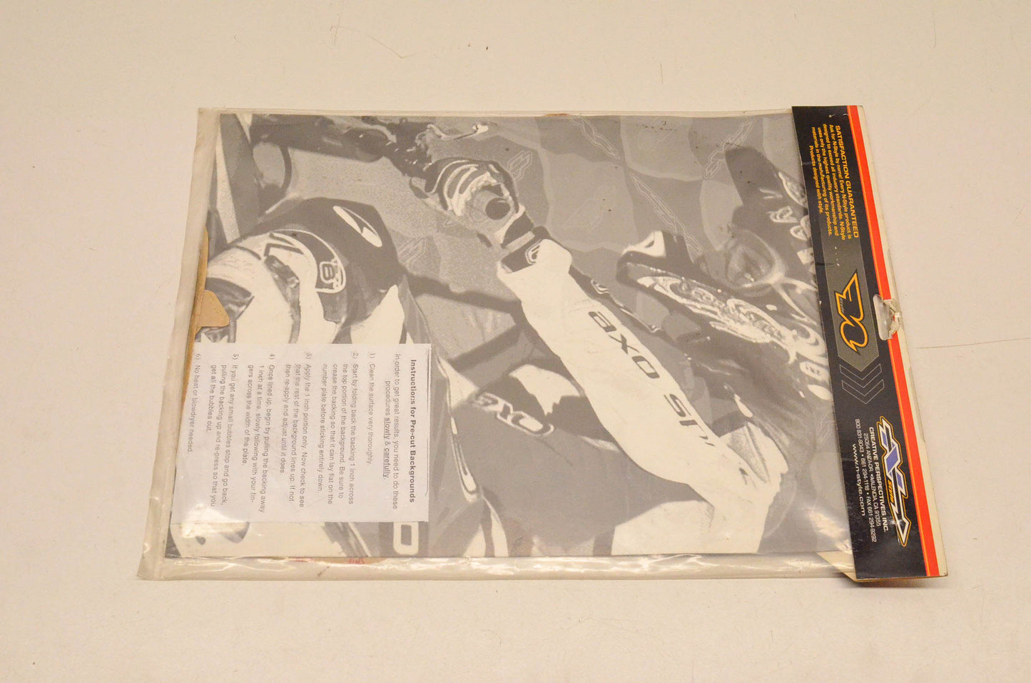 N-Style N01-138 Pre Cut Background Clear NOS