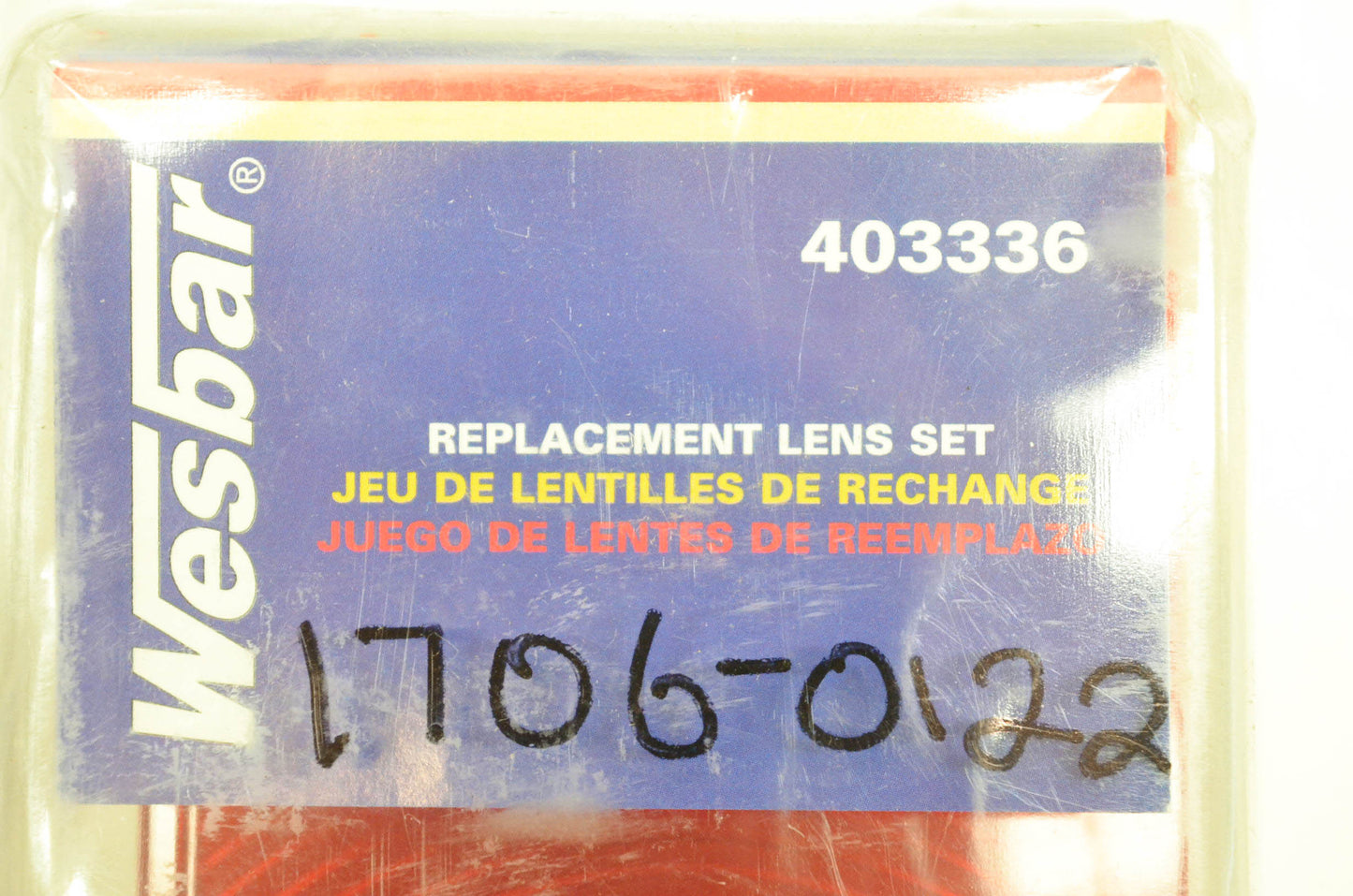 Wesbar 403336, 1706-0122 Replacement Lens Kit NOS